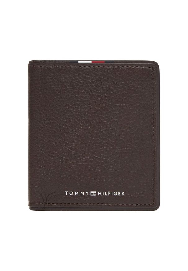 TOMMY HILFIGER - Duży Portfel Męski Tommy Hilfiger. Kolor: brązowy