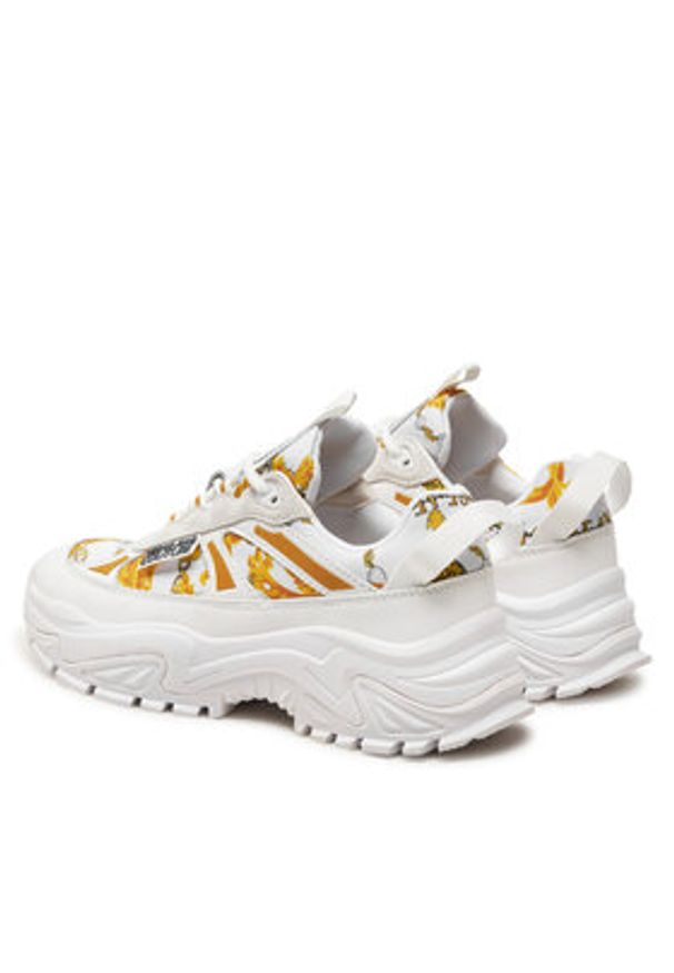 Versace Jeans Couture Sneakersy 77VA3SVG ZP321 Biały. Kolor: biały. Materiał: skóra