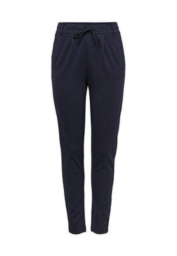 only - ONLY Spodnie materiałowe Poptrash 15115847 Granatowy Regular Fit. Kolor: niebieski. Materiał: syntetyk, wiskoza