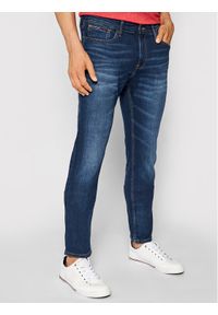 Tommy Jeans Jeansy Scanton DM0DM09553 Granatowy Slim Fit. Kolor: niebieski