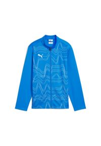 Dziecięca bluza dresowa Puma Team Goal Graphic. Kolor: niebieski. Materiał: dresówka. Sport: piłka nożna #1