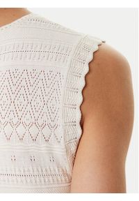 Morgan Sukienka dzianinowa 242-RMALISA Beżowy Slim Fit. Kolor: beżowy. Materiał: wiskoza #3