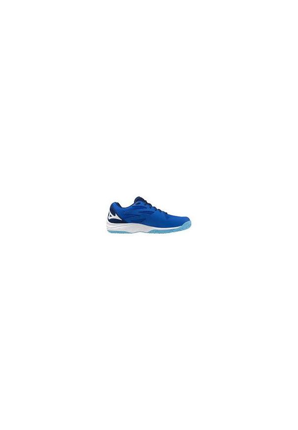 Damskie buty halowe Mizuno Thunder Blade Z. Kolor: biały, niebieski, wielokolorowy. Sport: siatkówka