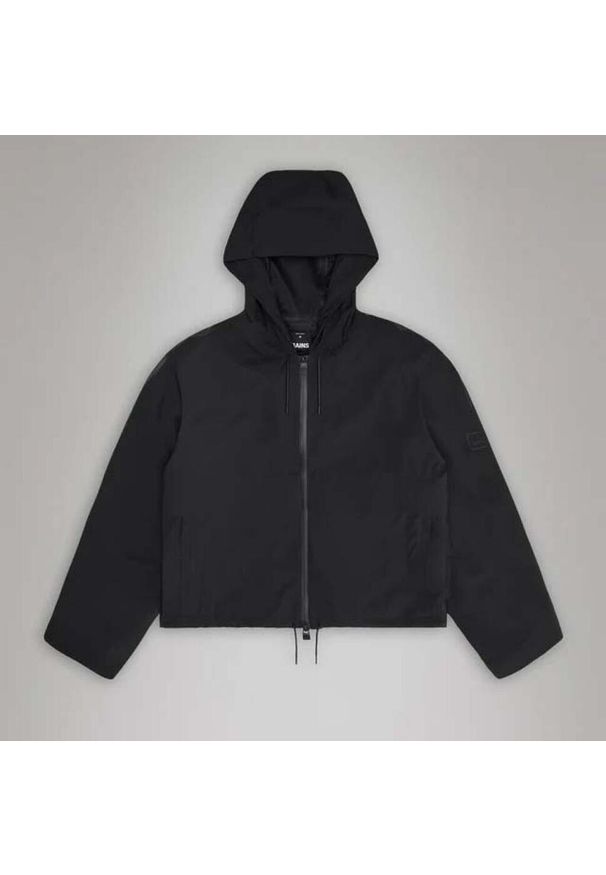 Rains - Kurtka RAINS SUVA HARDSHELL SHORT STRING Czarny. Kolor: czarny. Materiał: hardshell