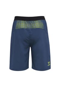 Spodenki treningowe Hummel. Kolor: żółty, wielokolorowy, niebieski. Materiał: materiał. Sport: fitness