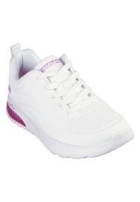 skechers - Damskie BOBS VISION AIR Sneakersy Biały. Kolor: biały. Materiał: kauczuk, syntetyk, poliester, materiał