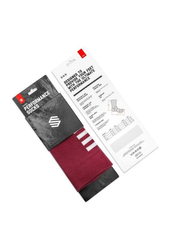 SIROKO - Skarpetki rowerowe Kolarstwo Siroko S1 Maroon Volata. Kolor: brązowy. Materiał: nylon. Sport: kolarstwo