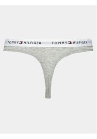 TOMMY HILFIGER - Tommy Hilfiger Stringi UW0UW03835 Szary. Kolor: szary. Materiał: bawełna #4