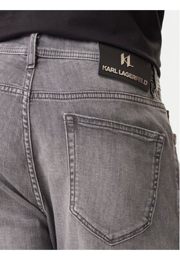 Karl Lagerfeld - KARL LAGERFELD Jeansy 265501 500843 Szary Slim Fit. Kolor: szary