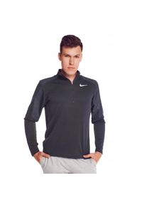 Bluza Sportowa Męska Nike Termiczna Pacer Top Hybrid. Kolor: szary. Sport: fitness #1