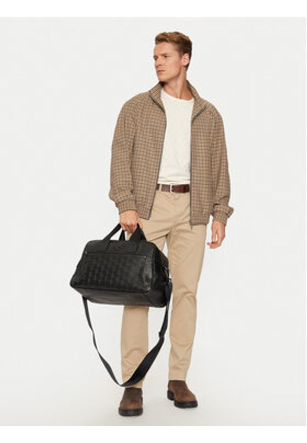 Lacoste Torba weekendowa NU4658MR Czarny. Kolor: czarny. Materiał: skóra