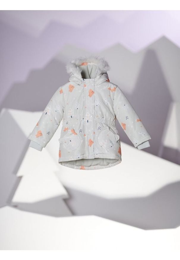 Sinsay - Kurtka ocieplana - szary. Kolor: szary