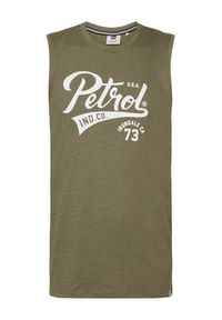 Petrol Industries Tank top M-1030-SLR753 Zielony Regular Fit. Kolor: zielony. Materiał: bawełna #7