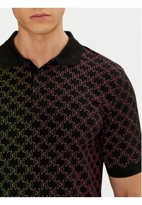 Karl Lagerfeld - KARL LAGERFELD Polo 745401 552235 Czarny Slim Fit. Typ kołnierza: polo. Kolor: czarny. Materiał: bawełna #4