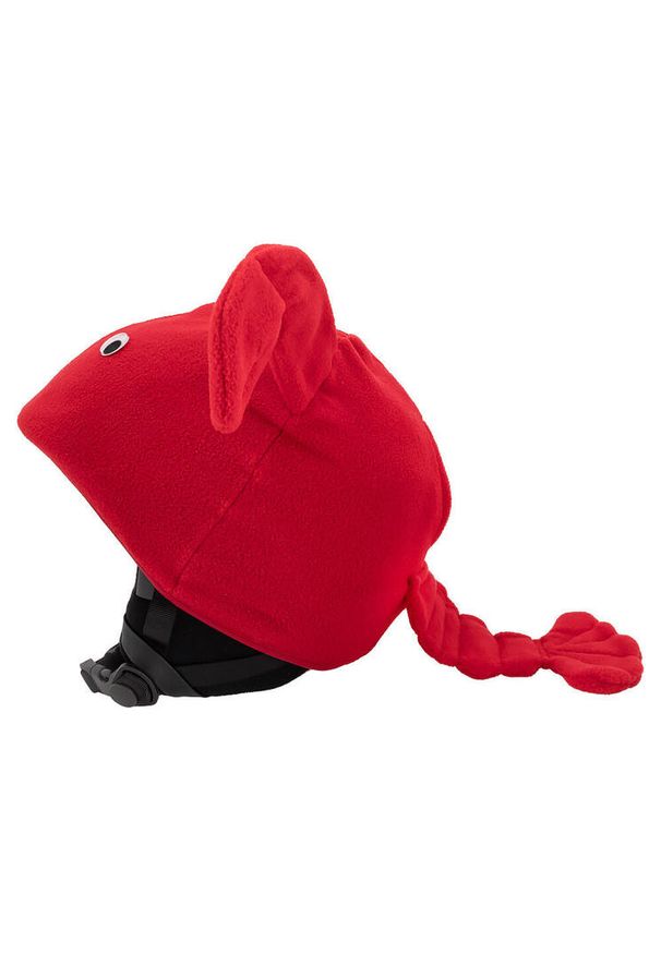 CASCO - Czapka / nakładka na kask narciarski RAK. Kolor: czerwony. Sezon: zima. Styl: sportowy