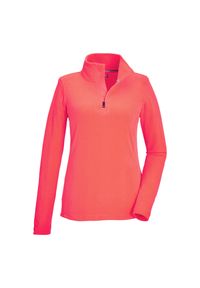 Bluza damska Killtec KSW 101 WMN FLC SHRT. Kolor: pomarańczowy, żółty, wielokolorowy