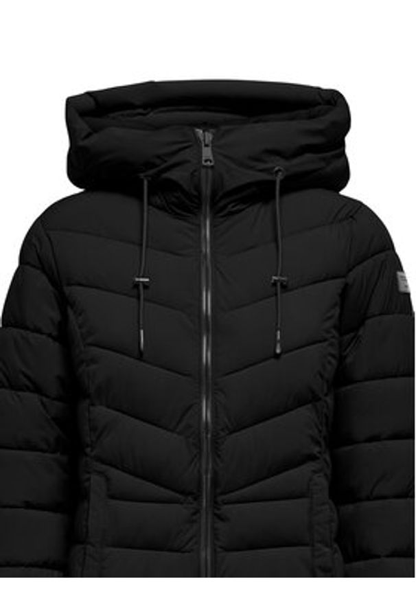 only - ONLY Płaszcz zimowy Juliet 15353149 Czarny Regular Fit. Kolor: czarny. Materiał: syntetyk. Sezon: zima