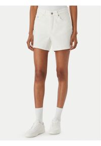Karl Lagerfeld Jeans Szorty jeansowe B2W10066 Biały Regular Fit. Kolor: biały. Materiał: bawełna #1
