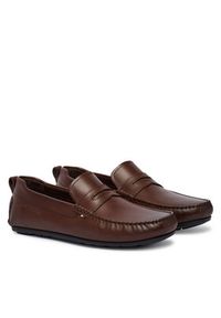 TOMMY HILFIGER - Tommy Hilfiger Mokasyny Core Hilfiger Leather Driver FM0FM05790 Brązowy. Kolor: brązowy. Materiał: skóra #6