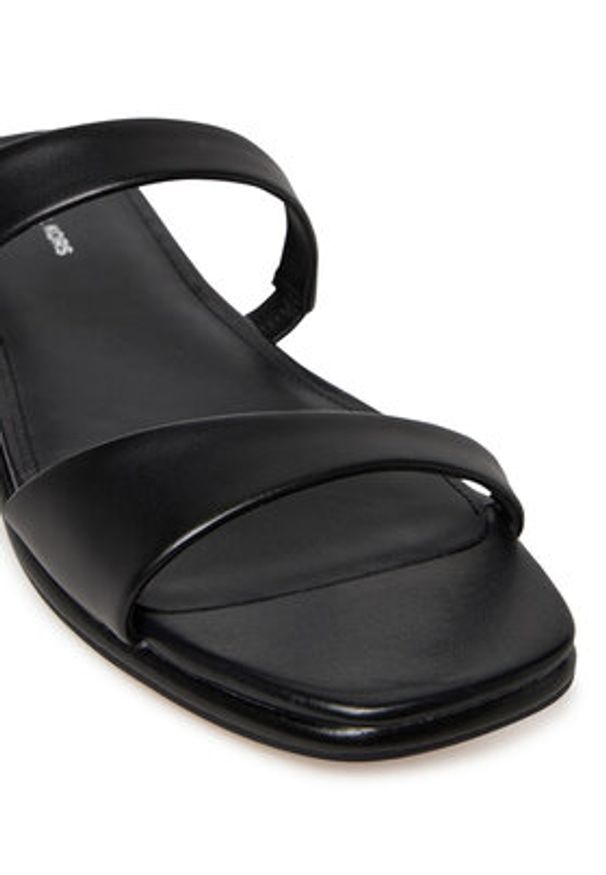 MICHAEL Michael Kors Klapki Jaida 40S5JDFS1L Czarny. Kolor: czarny. Materiał: skóra