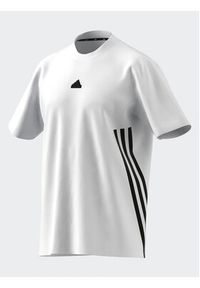 Adidas - adidas T-Shirt IN1612 Biały Loose Fit. Kolor: biały. Materiał: bawełna #5