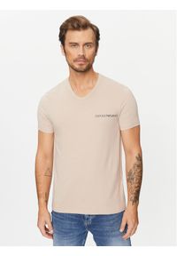 Komplet 2 t-shirtów Emporio Armani Underwear. Kolor: beżowy