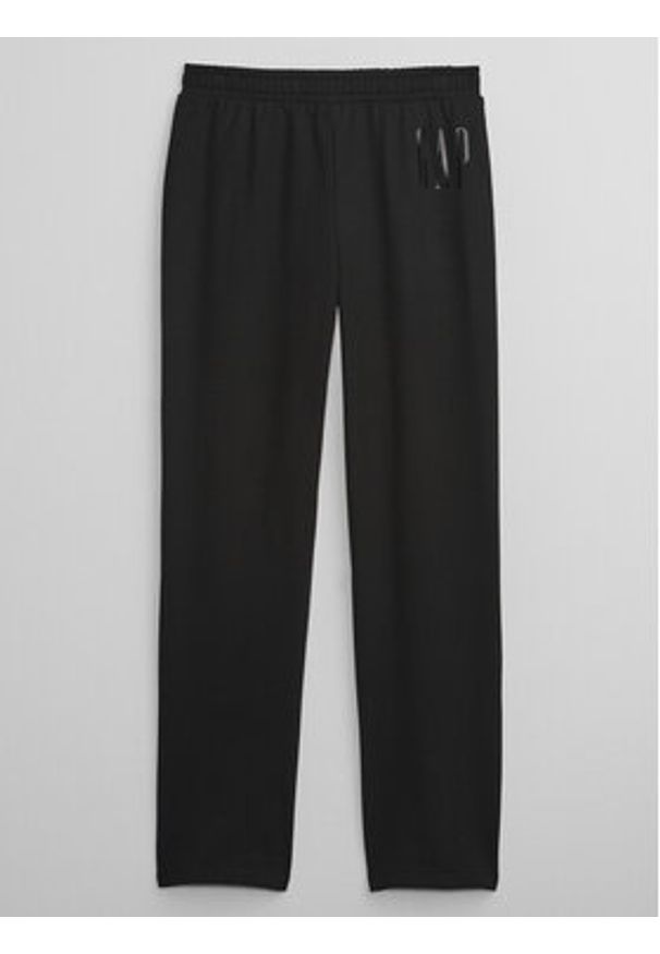 GAP - Gap Spodnie dresowe 796096-01 Czarny Regular Fit. Kolor: czarny. Materiał: bawełna, syntetyk