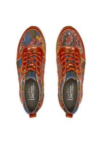Laura Vita Sneakersy Delphine 47 Pomarańczowy. Kolor: pomarańczowy. Materiał: skóra #4