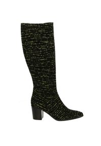 Venezia - ZAMSZOWE KOZAKI Z MOTYWEM ZWIERZĘCYM AH29 TIG BOSC. Materiał: zamsz. Szerokość cholewki: normalna. Wzór: motyw zwierzęcy. Obcas: na obcasie. Wysokość obcasa: średni #1