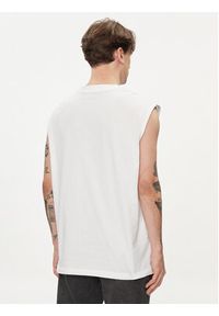 Calvin Klein Jeans Tank top Monologo J30J325211 Biały Regular Fit. Kolor: biały. Materiał: bawełna #4