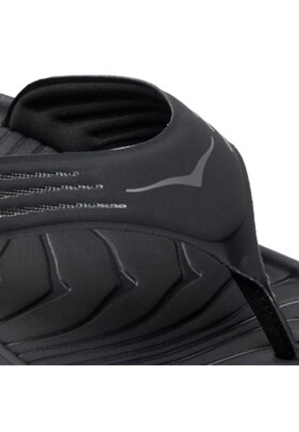 HOKA - Hoka Japonki Ora Recovery Flip 1099675 Czarny. Kolor: czarny. Materiał: skóra