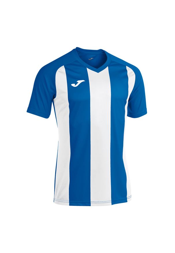 Koszulka do piłki nożnej męska Joma Pisa II. Kolor: niebieski, biały, wielokolorowy. Sport: piłka nożna