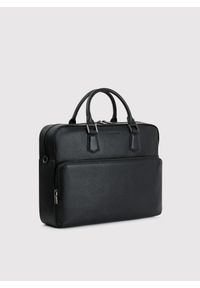 Pako Lorente - PAKO LORENTE - Czarna skórzana aktówka męska. Kolor: czarny. Materiał: skóra #1