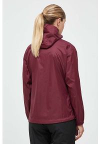 Helly Hansen kurtka outdoorowa kolor bordowy. Kolor: czerwony. Materiał: materiał. Wzór: nadruk #3