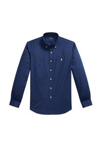 Polo Ralph Lauren Koszula 710B20512006 Granatowy Custom Fit. Typ kołnierza: polo. Kolor: niebieski. Materiał: bawełna #3
