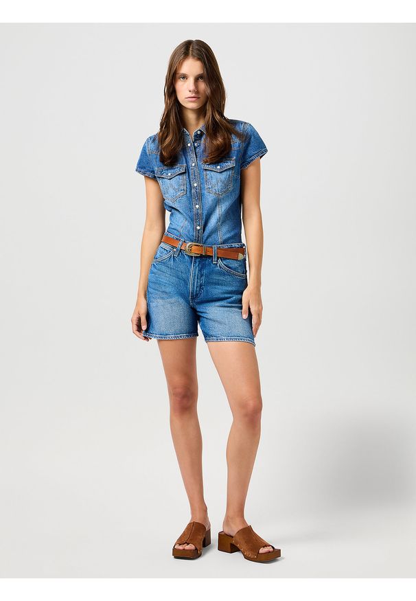 Wrangler - WRANGLER DAMSKI PASEK WRANGLER WESTERN SUN BELT COGNAC 112365364