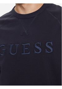 Guess Bluza U3YQ01 KBS91 Granatowy Regular Fit. Kolor: niebieski. Materiał: bawełna