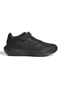 Adidas - Buty adidas Runfalcon 3.0 Jr HP5869 czarne. Okazja: na co dzień. Zapięcie: rzepy, sznurówki. Kolor: czarny. Materiał: tkanina, syntetyk, materiał, guma. Szerokość cholewki: normalna