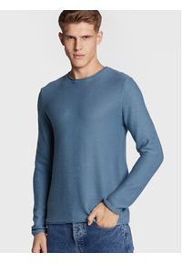 !SOLID - Solid Sweter 21104152 Niebieski Regular Fit. Kolor: niebieski. Materiał: bawełna, syntetyk #5