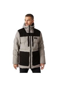 Kurtka puchowa Helly Hansen Patrol. Kolor: szary. Materiał: puch. Sport: turystyka piesza