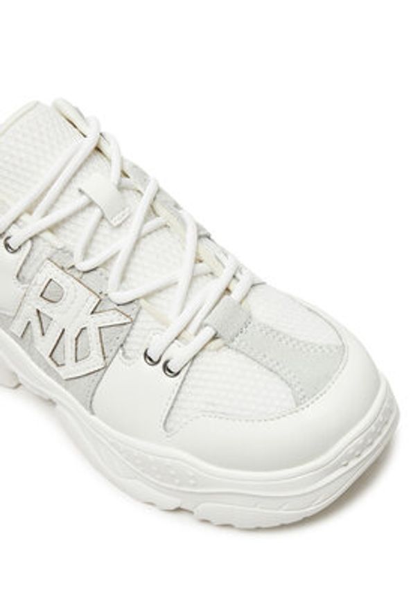 DKNY Sneakersy Odella K3436984 Biały. Kolor: biały. Materiał: materiał