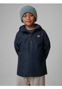 4f - 4F Kurtka przejściowa membrana 5000 dziecięca - granatowa 158 (12-13 lat). Okazja: na spacer, na co dzień, na uczelnię. Kolor: niebieski. Sezon: lato. Styl: casual #2