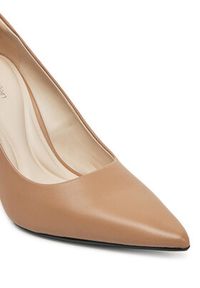Calvin Klein Szpilki Heel Pump 90 - Lth HW0HW02336 Brązowy. Kolor: brązowy. Materiał: skóra. Obcas: na szpilce #6