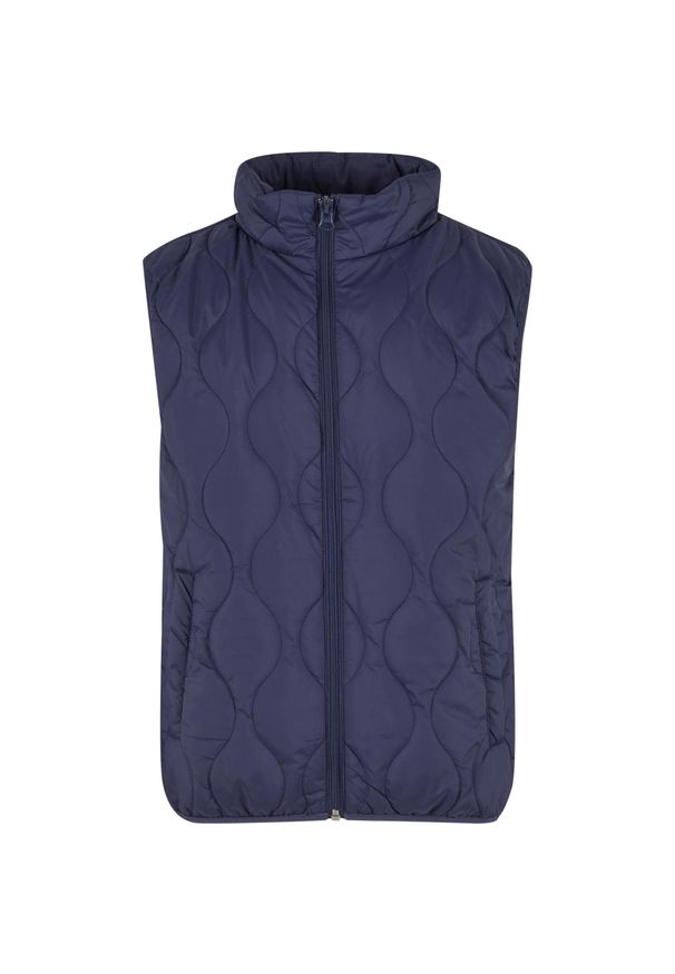 Kurtka puchowa bez rękawów Urban Classics Super Light. Kolor: niebieski. Materiał: puch. Długość rękawa: bez rękawów