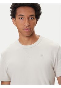 G-Star RAW - G-Star Raw T-Shirt Nifous D24449-D976 Écru Regular Fit. Materiał: bawełna