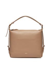 DKNY Torebka The Village Sm Hobo R33CKY44 Beżowy. Kolor: beżowy. Materiał: skórzane #1