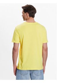 United Colors of Benetton - United Colors Of Benetton T-Shirt 3U53J4231 Żółty Regular Fit. Kolor: żółty. Materiał: bawełna #4