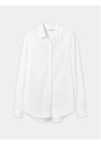 Desigual Koszula Genova 24SWCW36 Biały Regular Fit. Kolor: biały. Materiał: bawełna
