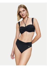 Triumph Dół od bikini Summer Twist 10222288 Czarny. Kolor: czarny. Materiał: syntetyk