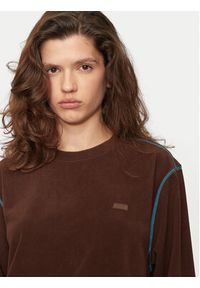 Rains Bluza 21550 Brązowy Regular Fit. Kolor: brązowy. Materiał: syntetyk #4